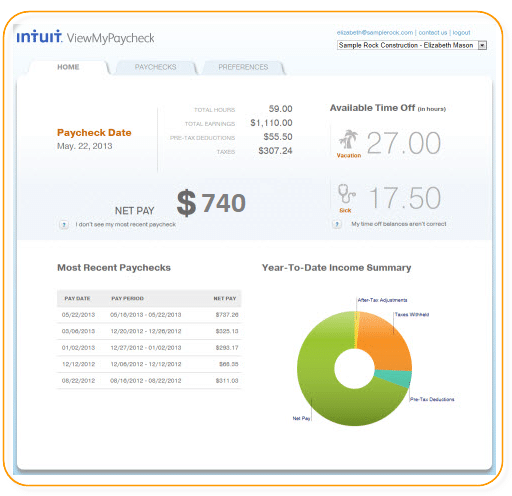 Employee with ViewMyPaycheck